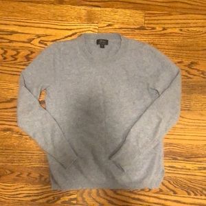 J.Crew Light Blue Cashmere Crew Neck Sweater